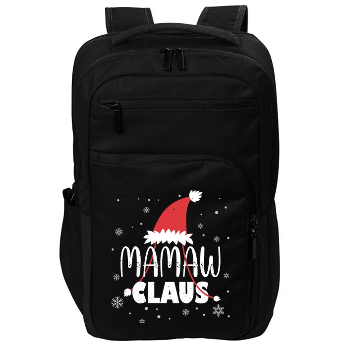 Mamaw Claus Santa Hat Grandma Xmas Gram Cute Gift Impact Tech Backpack