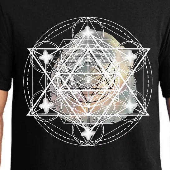 Metatron Cube Sacred Geometry Spiritual Yoga Pajama Set