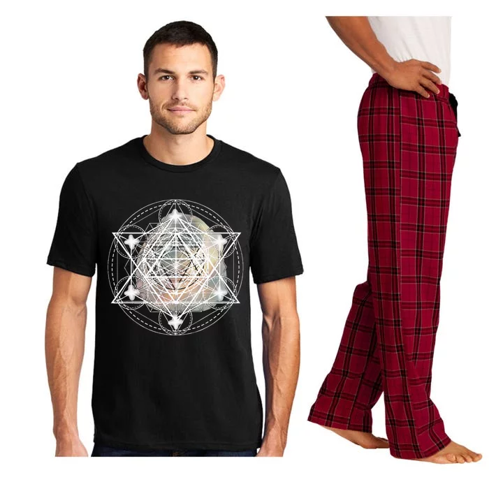 Metatron Cube Sacred Geometry Spiritual Yoga Pajama Set