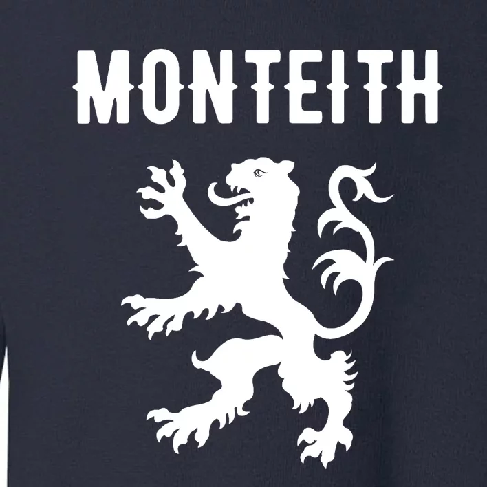 Monteith Clan Scottish Family Name Scotland Toddler Sweatshirt