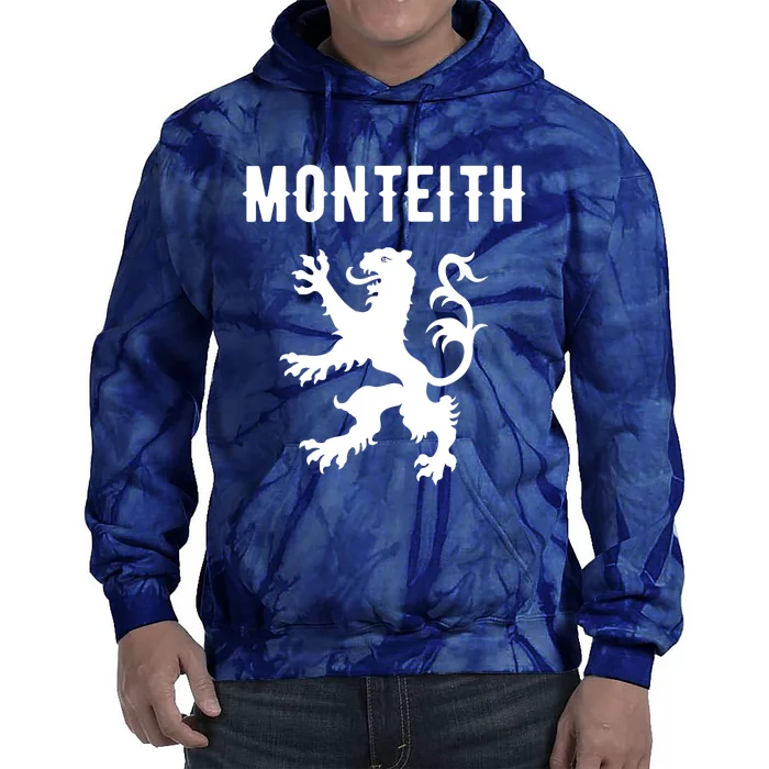 Monteith Clan Scottish Family Name Scotland Tie Dye Hoodie