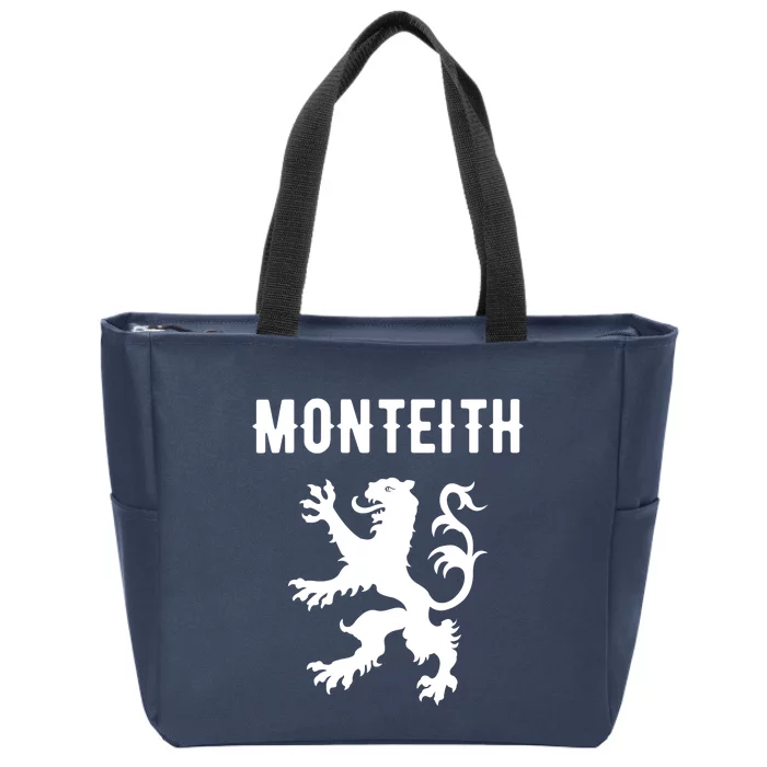 Monteith Clan Scottish Family Name Scotland Zip Tote Bag