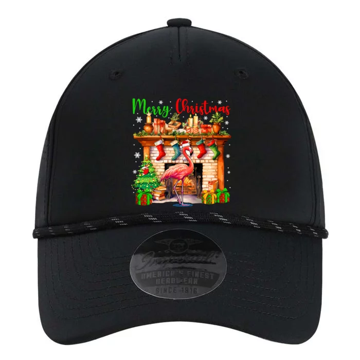 Merry Christmas Santa Flamingo Xmas Symbols Matching Family Funny Gift Performance The Dyno Cap