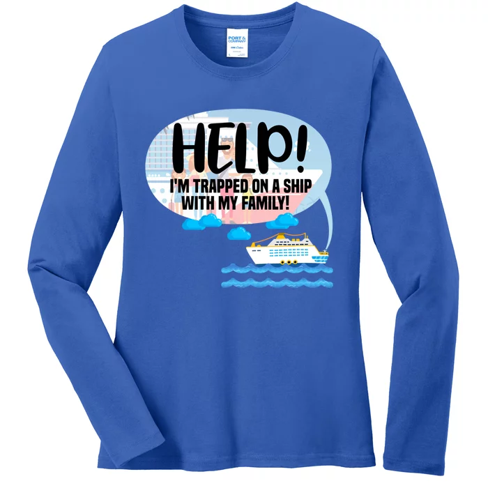 Matching Cruise Ship Family Vacation Trip Travel Relatives Great Gift Ladies Long Sleeve Shirt