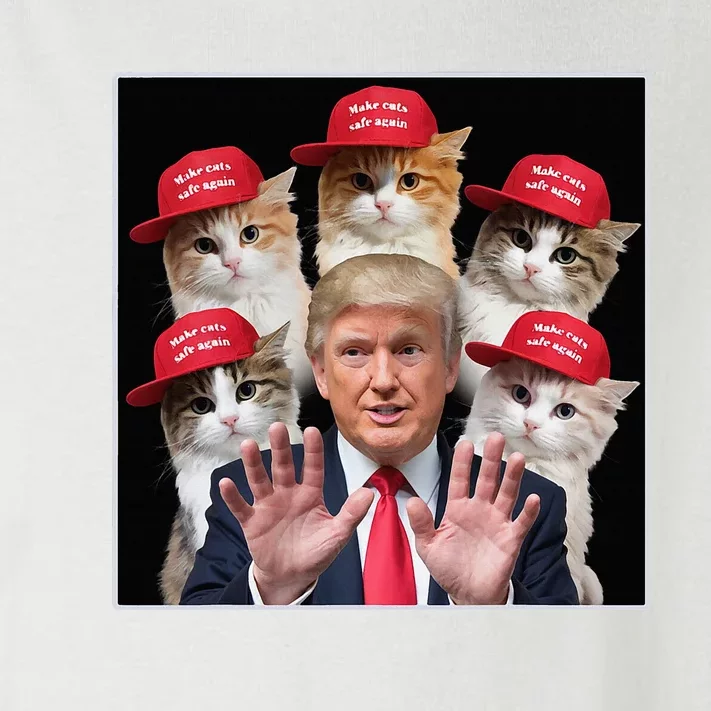 Make Cats Safe Again Trump 2024 Red Hat Make Pets Safe Again Toddler Long Sleeve Shirt