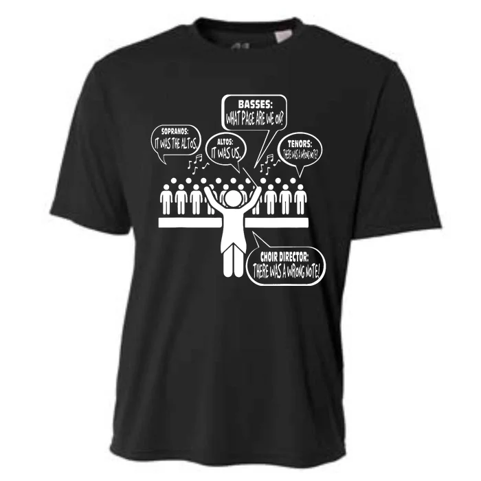 Music Choir Singing Members Sayings Funny Christmas Gift Cooling Performance Crew T-Shirt