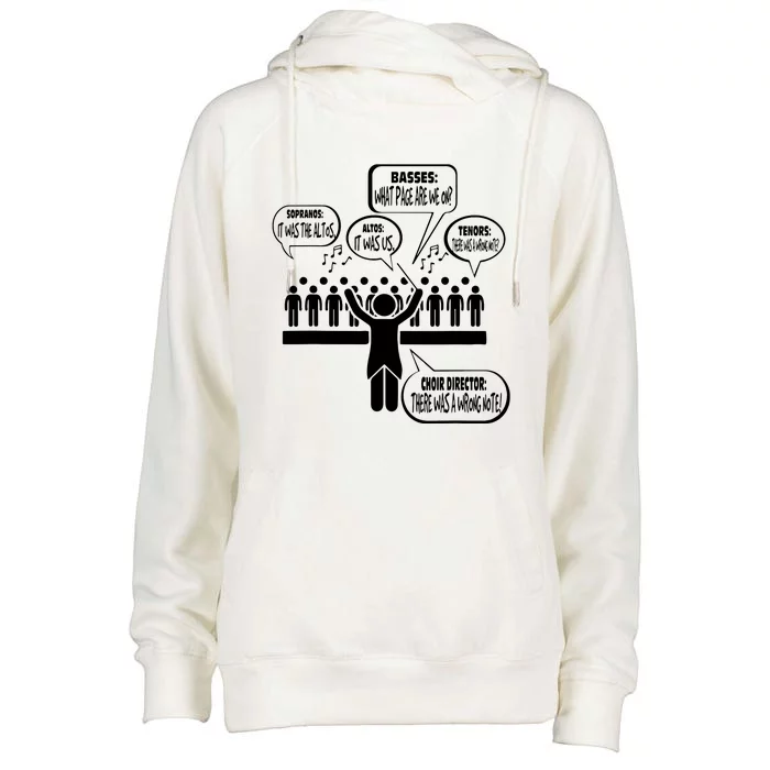 Music Choir Singing Members Sayings Funny Christmas Gift Womens Funnel Neck Pullover Hood