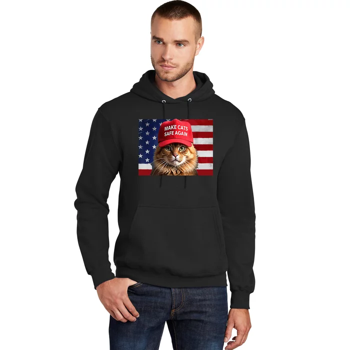 Make Cats Safe Again Red Hat 2024 Debate Funny Hoodie