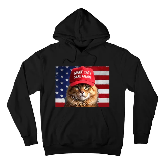 Make Cats Safe Again Red Hat 2024 Debate Funny Hoodie