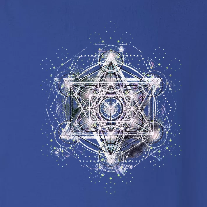 Metatron Cube Sacred Geometry Spiritual Yoga Toddler Long Sleeve Shirt