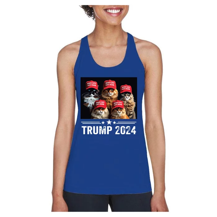 Make Cats Safe Again Women's Racerback Tank