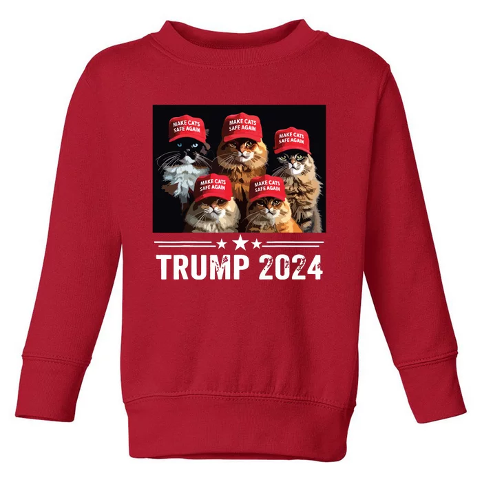 Make Cats Safe Again Toddler Sweatshirt