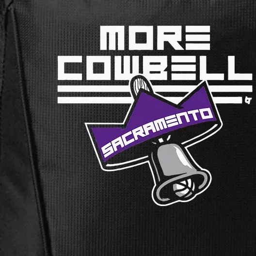 More Cowbell Sacramento Basketball City Backpack