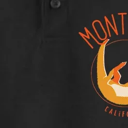 Monterey California Sea Otter Design Dry Zone Grid Performance Polo