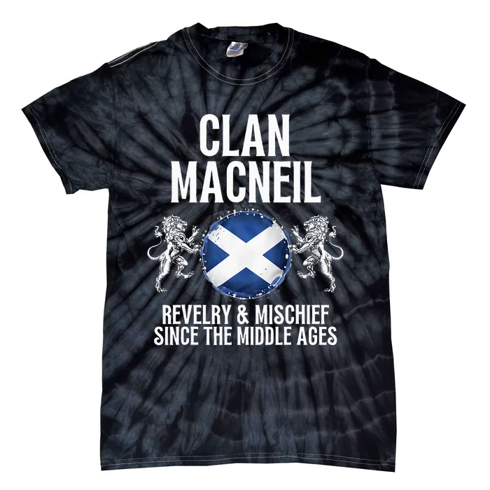 Macneil Clan Scottish Family Name Scotland Heraldry Tie-Dye T-Shirt