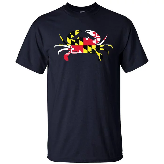 Maryland Crab State Pride Flag Tall T-Shirt