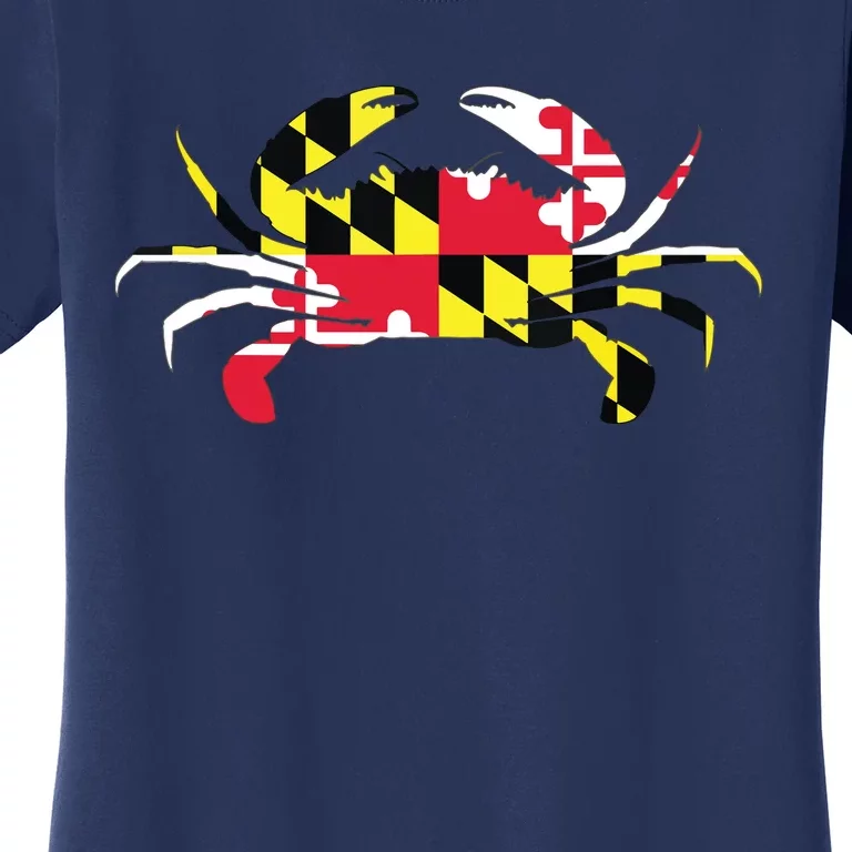 Maryland Crab State Pride Flag Women's T-Shirt