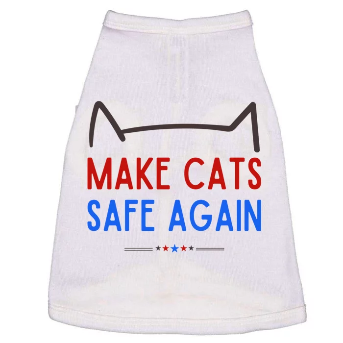 Make Cats Safe Again – Funny Cat Safety Awareness Doggie Tank