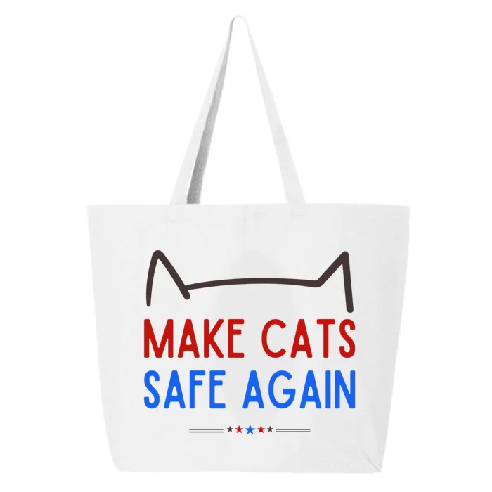 Make Cats Safe Again – Funny Cat Safety Awareness 25L Jumbo Tote