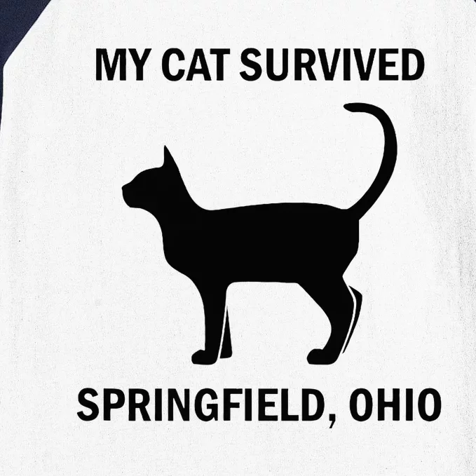 My Cat Survived Springfield Ohio Baseball Sleeve Shirt