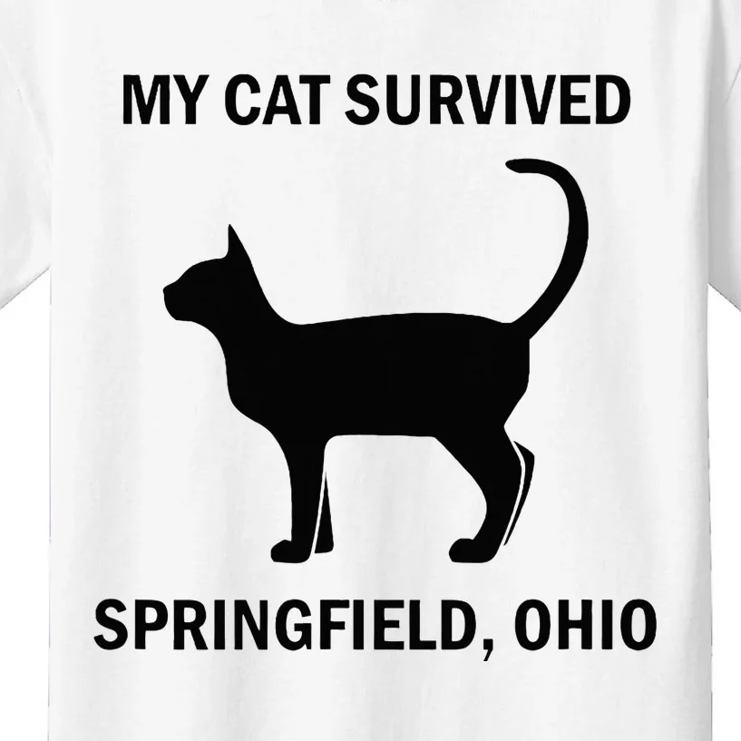 My Cat Survived Springfield Ohio Kids T-Shirt