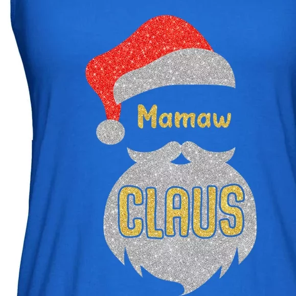 Mamaw Claus Santa Christmas Matching Family Funny Gift Ladies Essential Flowy Tank