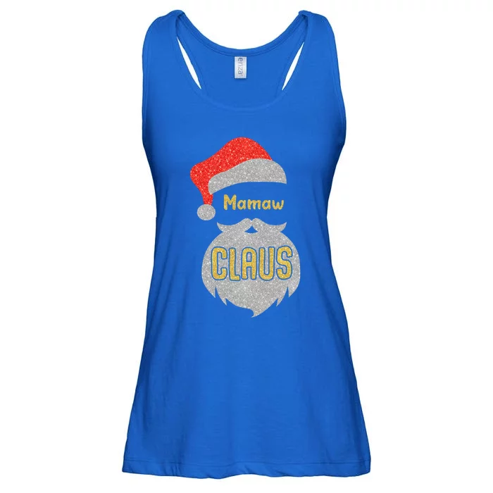 Mamaw Claus Santa Christmas Matching Family Funny Gift Ladies Essential Flowy Tank