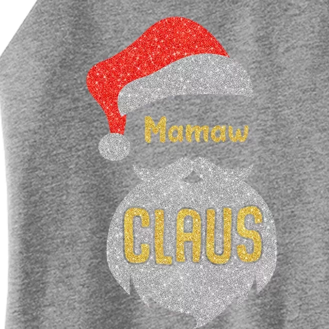 Mamaw Claus Santa Christmas Matching Family Funny Gift Women’s Perfect Tri Rocker Tank