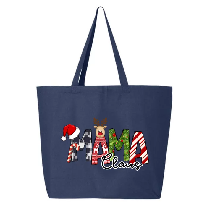 Mama Claus Santa Reindeer Christmas Family Matching Xmas Gift 25L Jumbo Tote