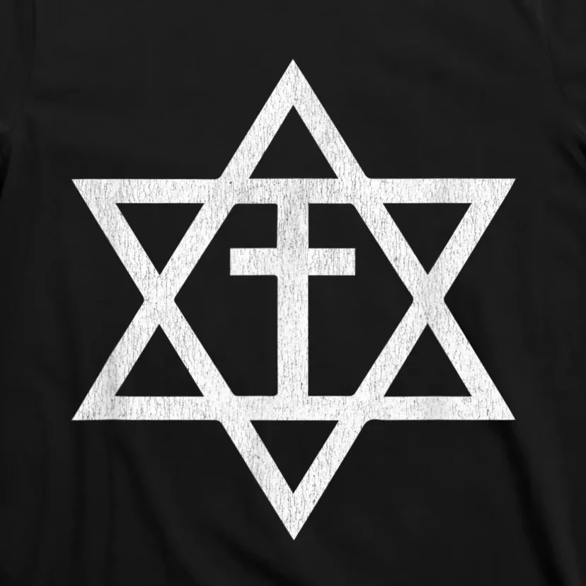 Messianic Cross Star Of David T-Shirt