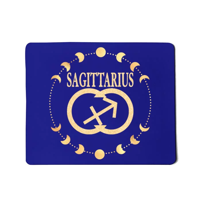 Moon Cycle Sagittarius Zodiac Gift Mousepad