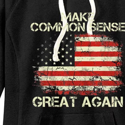 Make Common Sense Great Again Women's Fleece Hoodie