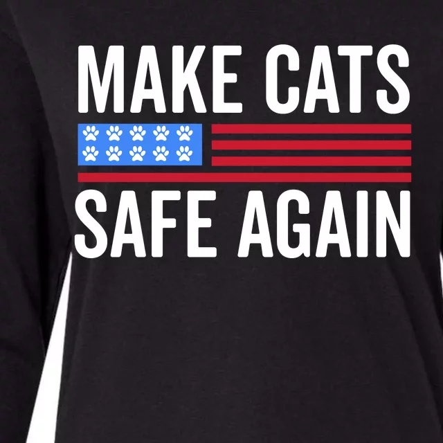 Make Cats Safe Again TheyRe Eating The Pets Womens Cotton Relaxed Long Sleeve T-Shirt