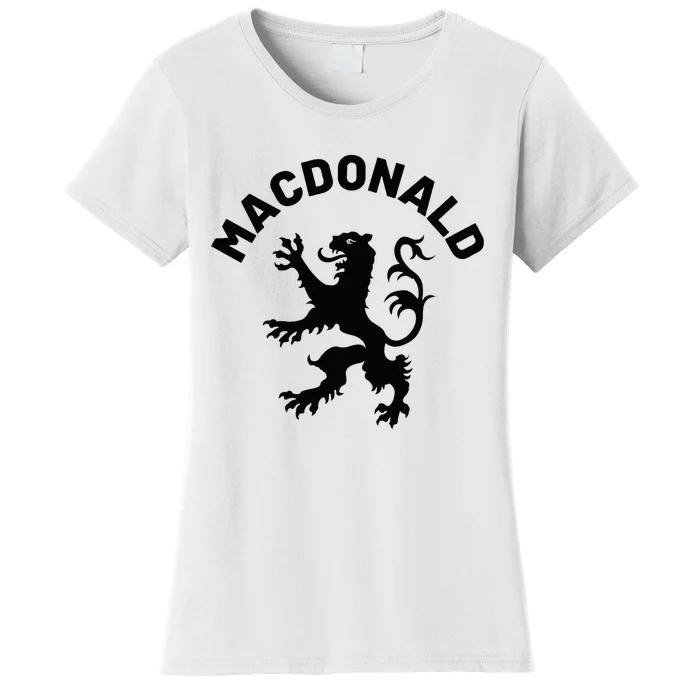 Macdonald Clan Scottish Family Name Scotland Heraldry Women's T-Shirt