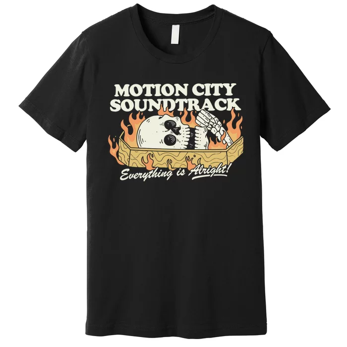 Motion City Soundtrack Everything Is Alright Coffin Premium T-Shirt