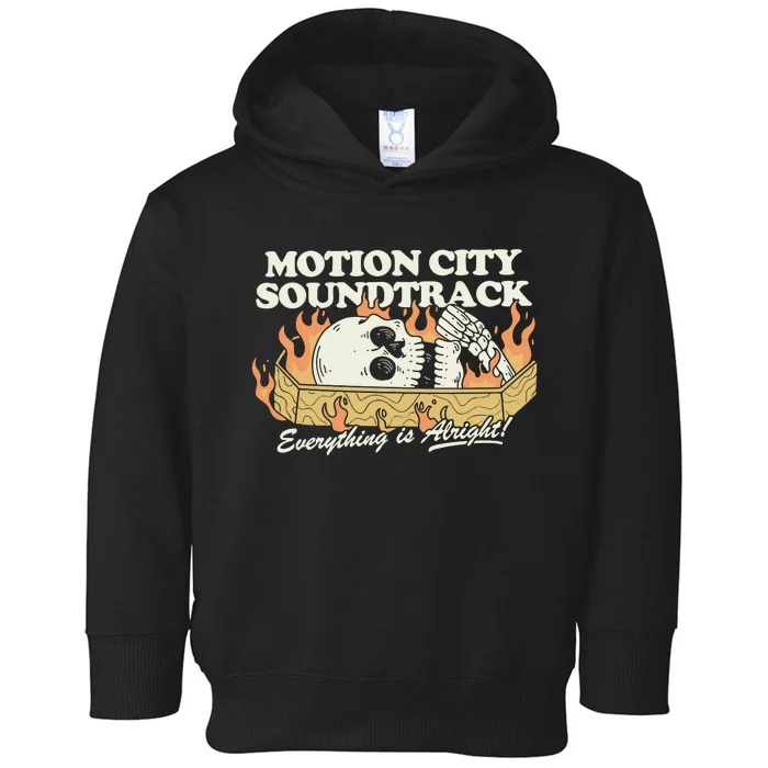 Motion City Soundtrack Everything Is Alright Coffin Toddler Hoodie