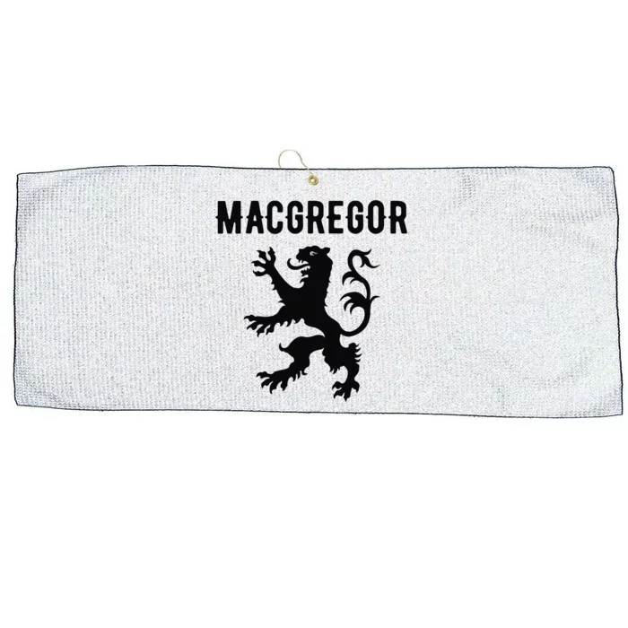 MacGregor Clan Scottish Family Name Scotland Heraldry Large Microfiber Waffle Golf Towel