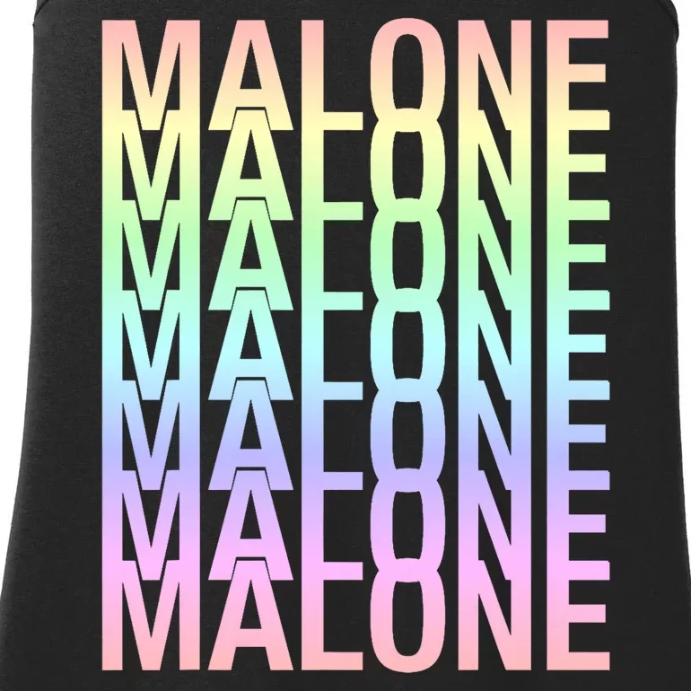 Malone Cool Trippy Name Gift Ladies Essential Tank