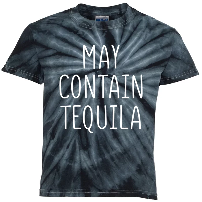 May Contain Tequila Funny Kids Tie-Dye T-Shirt