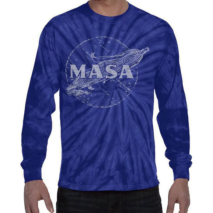 MASA Corn Tortilla, Tamale, Mexican Food Shirt Tie-Dye Long Sleeve Shirt