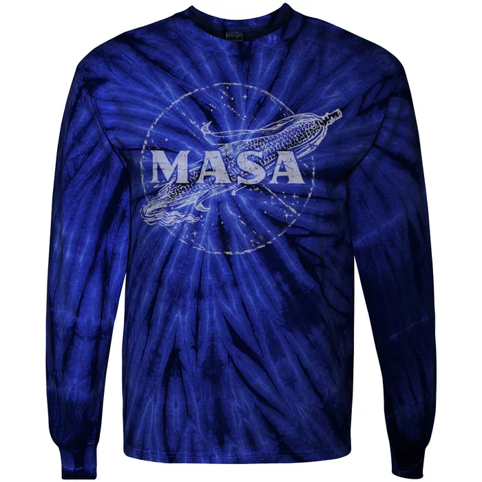 MASA Corn Tortilla, Tamale, Mexican Food Shirt Tie-Dye Long Sleeve Shirt