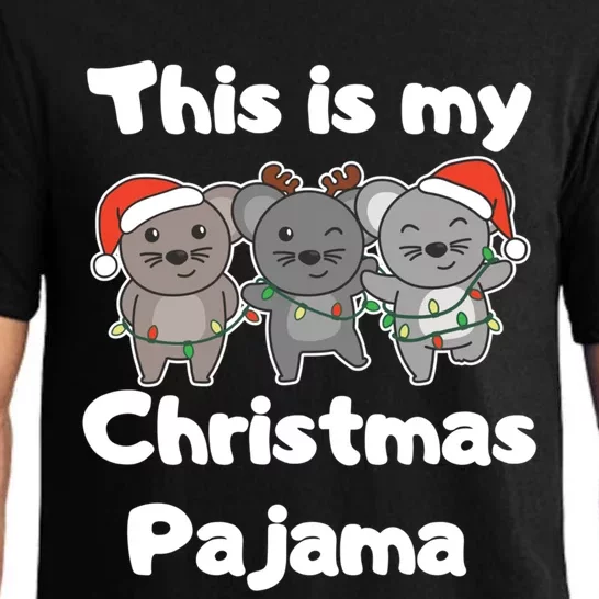 Mouse Christmas This Is My Christmas Pajama Gift Pajama Set