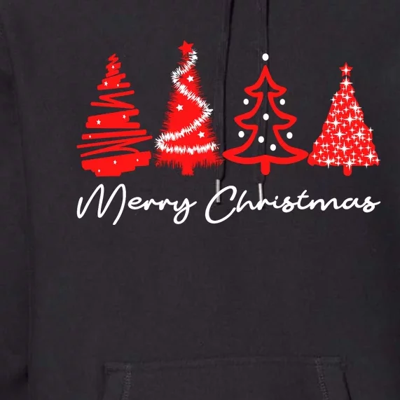 Merry Chirstmas Tree Premium Hoodie