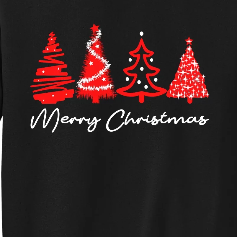 Merry Chirstmas Tree Tall Sweatshirt