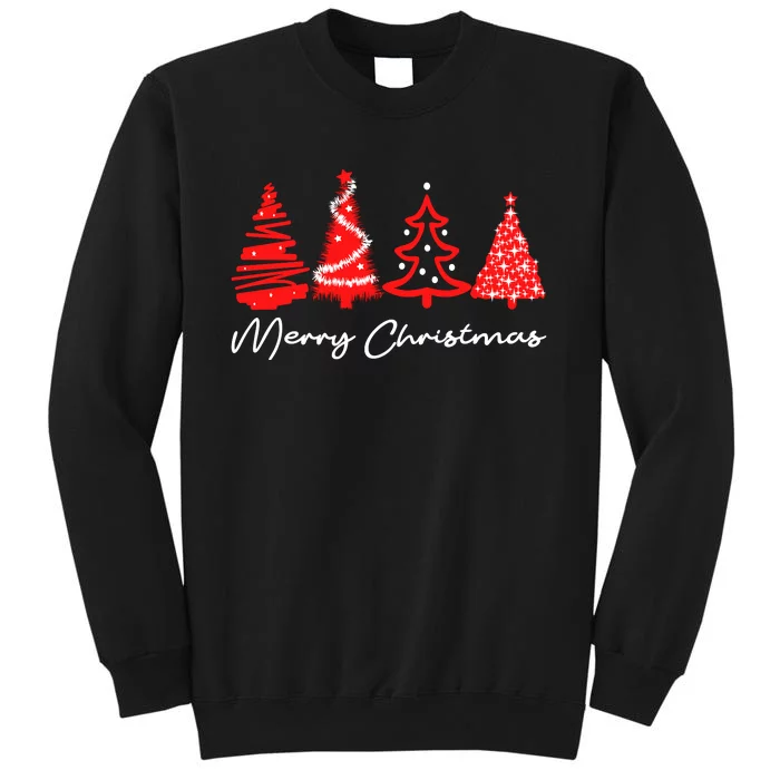 Merry Chirstmas Tree Tall Sweatshirt