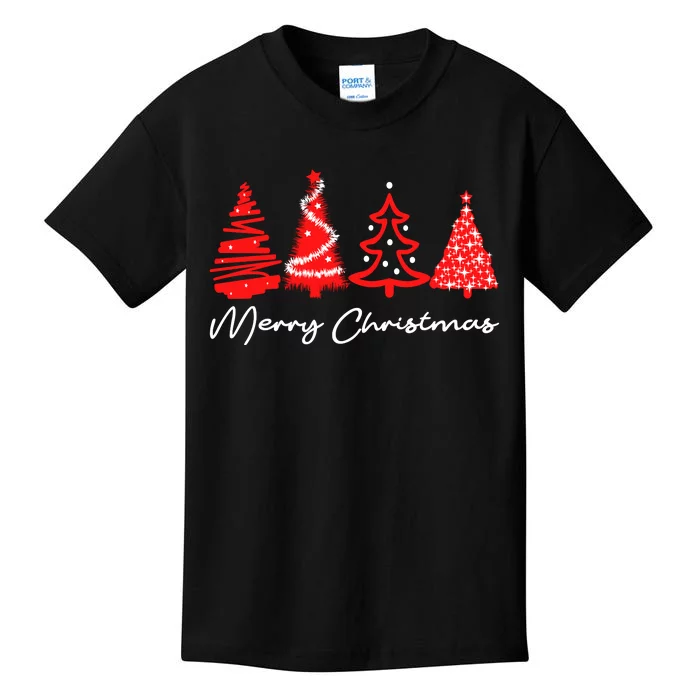 Merry Chirstmas Tree Kids T-Shirt