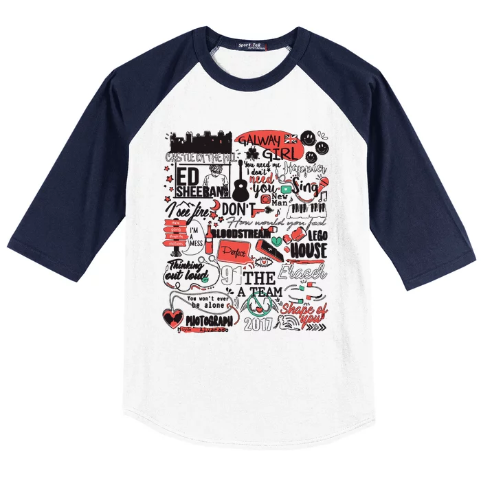 Mathematics Concert Tour Baseball Sleeve Shirt