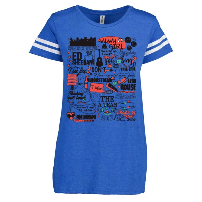 Mathematics Concert Tour Enza Ladies Jersey Football T-Shirt