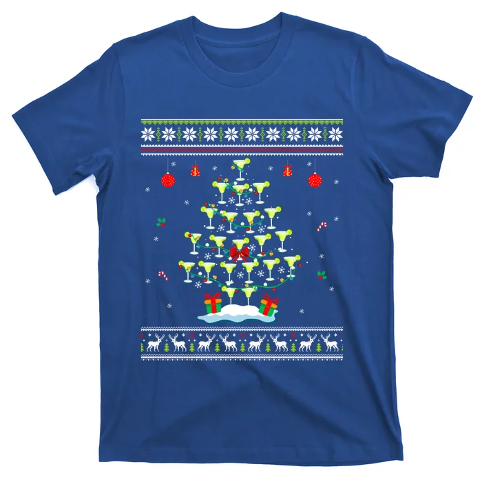 Margarita Christmas Tree Mexican Tequila Cocktail Ugly Cool Gift T-Shirt