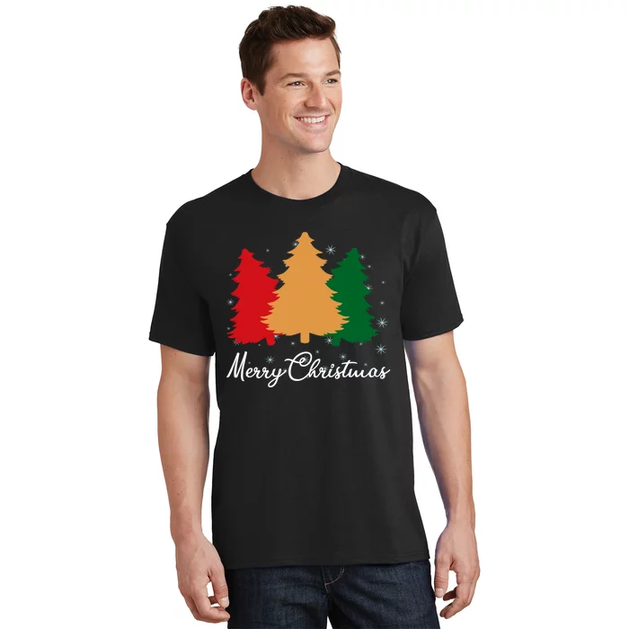 Merry Christmas Tree Family Xmas Holidays Gift T-Shirt